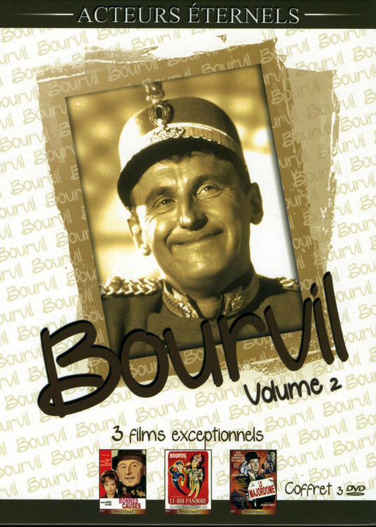 Livrenpoche : Coffret Bourvil vol. 2 : Les bonnes causes / Le roi Pandore / Le majordome - Christian-Jaque, Berthomieu, Andre, Delannoy, Jean - DVD