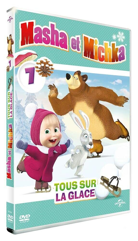 Livrenpoche : Masha Et Michka vol 7 : Tous sur la glace - Oleg Kuzovkov - DVD
