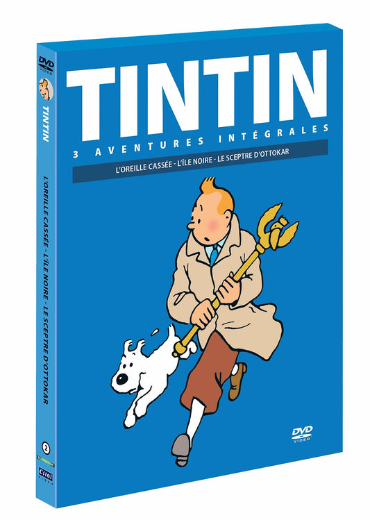 Livrenpoche : Tintin - 3 aventures Vol. 2 : L'ïle noire / L'oreille cassée / Le sceptre d'Ottokar - Stéphane Bernasconi - DVD