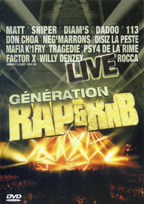 Livrenpoche : Génération rap&RnB - Le DVD live - Collectif - DVD