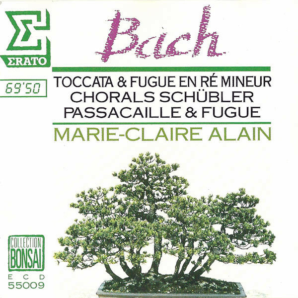 Livrenpoche : Bach*, Marie-Claire Alain - Toccata & Fugue En Ré Mineur, Chorals Schübler, Passacaille & Fugue (?uvres Pour Orgue) - Marie-Claire Alain, Bach - CD