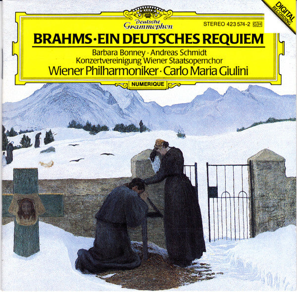 Livrenpoche : Brahms* - Barbara Bonney, Andreas Schmidt (2), Konzertvereinigung Wiener Staatsopernchor, Wiener Philharmoniker, Carlo Maria Giulini - Ein Deutsches Requiem - Brahms - CD
