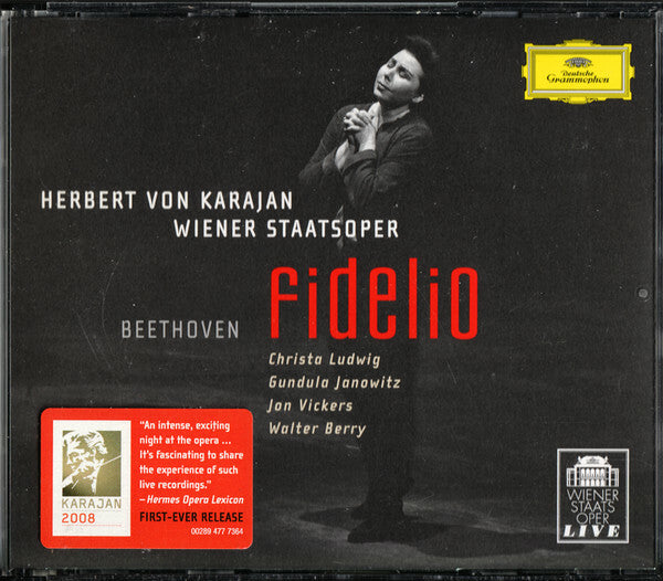 Livrenpoche : Beethoven* - Herbert von Karajan, Wiener Staatsoper*, Christa Ludwig, Gundula Janowitz, Jon Vickers, Walter Berry - Fidelio - Beethoven - CD