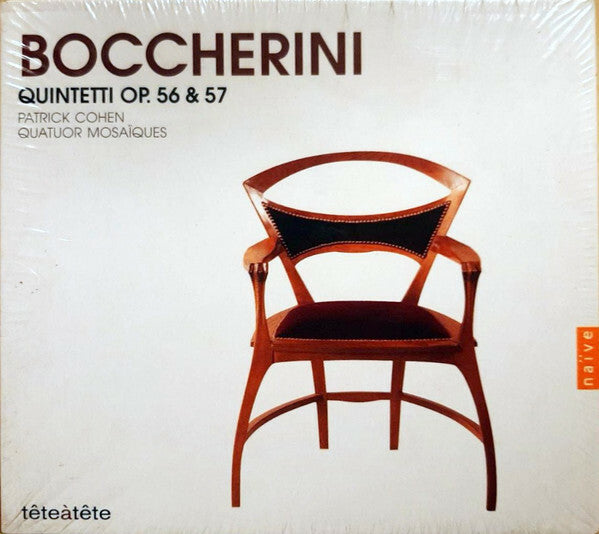 Livrenpoche : Boccherini*, Patrick Cohen, Quatuor Mosaïques - Quintetti Op. 56 & 57 - Boccherini, Patrick Cohen, Quatuor Mosaïques - CD