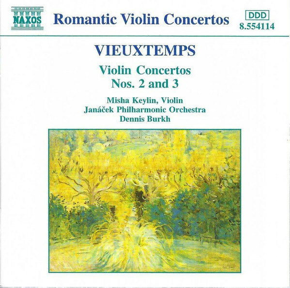 Livrenpoche : Vieuxtemps* ? Misha Keylin, Janá?ek Philharmonic Orchestra*, Dennis Burkh - Violin Concertos Nos. 2 And 3 - Vieuxtemps ? Misha Keylin, Janá?ek Philharmonic Orchestra, Dennis Burkh - CD