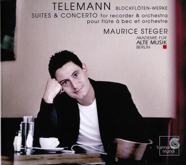 Livrenpoche : Telemann* / Maurice Steger, Akademie Für Alte Musik Berlin - Blockflöten-Werke (Suites & Concerto For Recorder & Orchestra = Suites & Concerto Pour Flûte À Bec Et Orchestra) - Telemann, Akademie für Alte Musik Berlin, Maurice Steger - CD