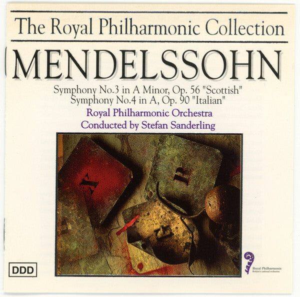 Livrenpoche : Mendelssohn*, Royal Philharmonic Orchestra, Stefan Sanderling - Symphony No. 3 In A Minor, Op. 56 Scottish / Symphony No. 4 In A, Op. 90 Italian - Mendelssohn, Royal Philharmonic Orchestra, Stefan Sanderling - CD