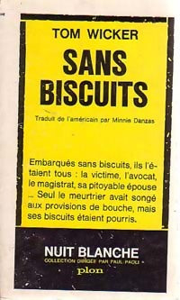 Livrenpoche : Sans biscuits - Tony Wicker - Livre
