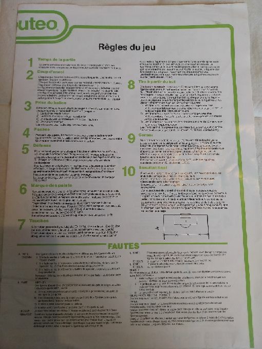 Livrenpoche : Règle du jeu Subbuteo -  - Divers
