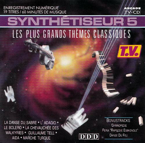 Livrenpoche : Ed Starink - Synthétiseur 5 Les Plus Grands Thèmes Classiques - Ed Starink - CD