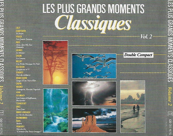 Livrenpoche : Collectif - Les Plus Grands Moments Classiques Vol. 2 (Double Compact) - Collectif - CD