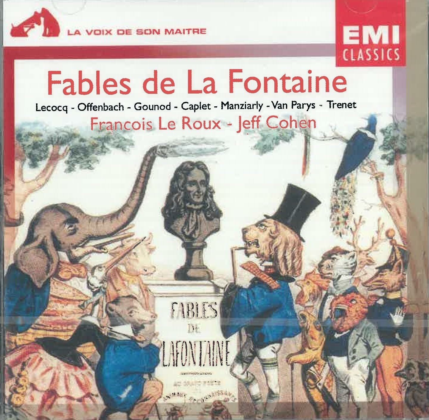 Livrenpoche : Fables de Jean de la Fontaine (Import) - François Le Roux, Jeff Cohen, Jean-Paul Fouchécourt - CD