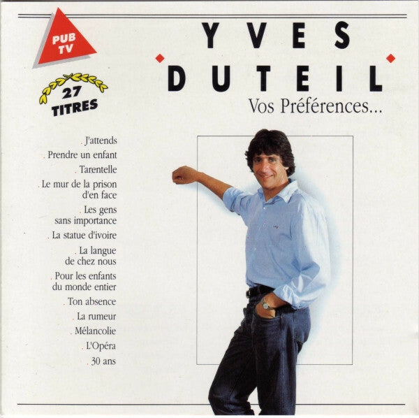 Livrenpoche : Yves Duteil - Vos Préférences... - Yves Duteil - CD