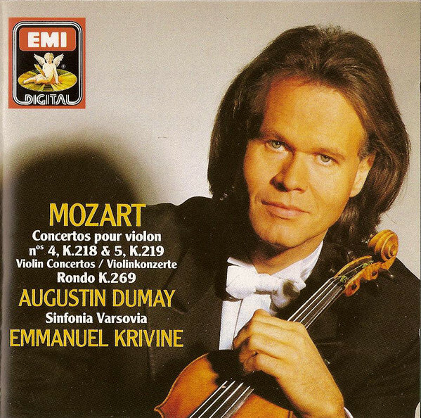 Livrenpoche : Mozart* - Augustin Dumay, Sinfonia Varsovia, Emmanuel Krivine - Concertos Pour Violon N° 4, K.218 & 5, K.219, Rondo K.269 - Mozart - CD