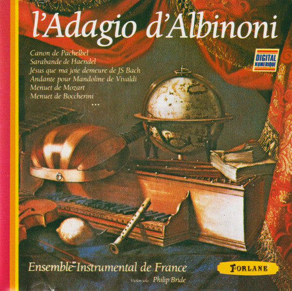 Livrenpoche : Ensemble Instrumental De France, Philip Bride - L'Adagio D'Albinoni - Ensemble Instrumental De France, Philip Bride - CD