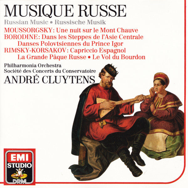 Livrenpoche : Moussorgsky*, Borodine*, Rimsky-Korsakov*, Philharmonia Orchestra, Société Des Concerts Du Conservatoire*, André Cluytens - Musique Russe = Russian Music = Russische Musik - Rimsky-Korsakov, Philharmonia Orchestra, Moussorgsky, André Cluytens, Societe Des Concerts Du Conservatoire, Borodine - CD