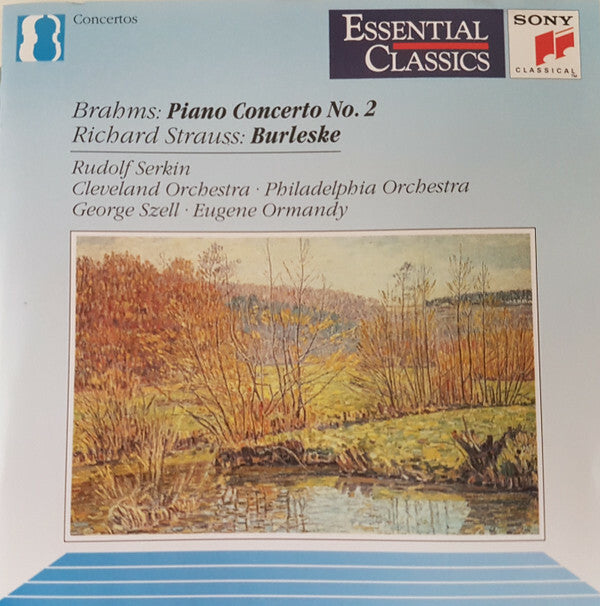 Livrenpoche : Johannes Brahms, George Szell, Rudolf Serkin, Richard Strauss - Piano Concerto No. 2 / Burlesque - Johannes Brahms, Richard Strauss, Rudolf Serkin, George Szell - CD