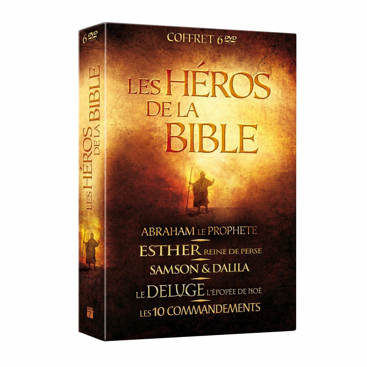 Livrenpoche : Les héros de la bible : Abraham le prophète + esther, reine de perse + samson & dalila + le déluge + les 10 commandements - XXX - DVD