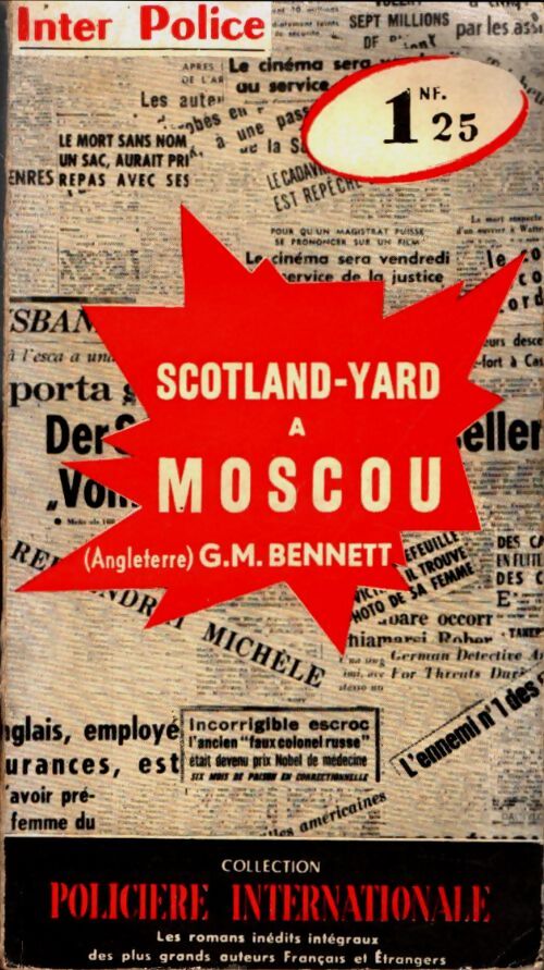 Livrenpoche : Scotland-Yard à Moscou - G.M. Bennet - Livre