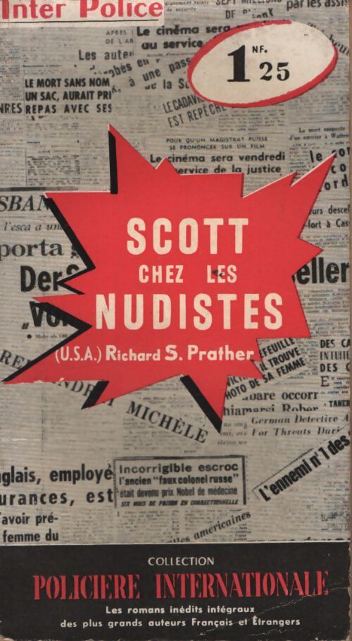 Scott chez les nudistes - Richard S. Prather - Livre