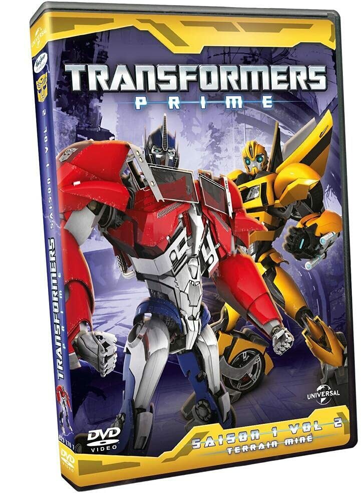 Livrenpoche : Transformers Prime-Volume 2 : Terrain miné - David Hartman, Todd Waterman, Vinton Heuck, Shaunt Nigoghossian - DVD