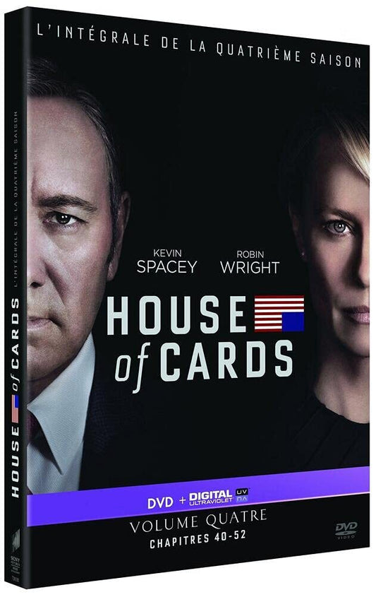 Livrenpoche : House of Cards-Saison 4 (DVD + Copie Digitale) - Robin Wright, Tucker Gates, Tom Shankland, Kari Skogland, Alex Graves, Jakob Verbruggen - DVD