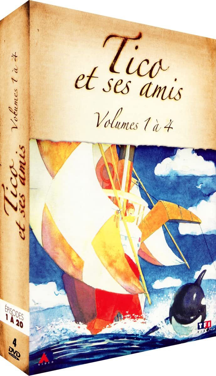 Livrenpoche : Tico et Ses Amis-Vol. 1 à 4 - Jun Takagi - DVD