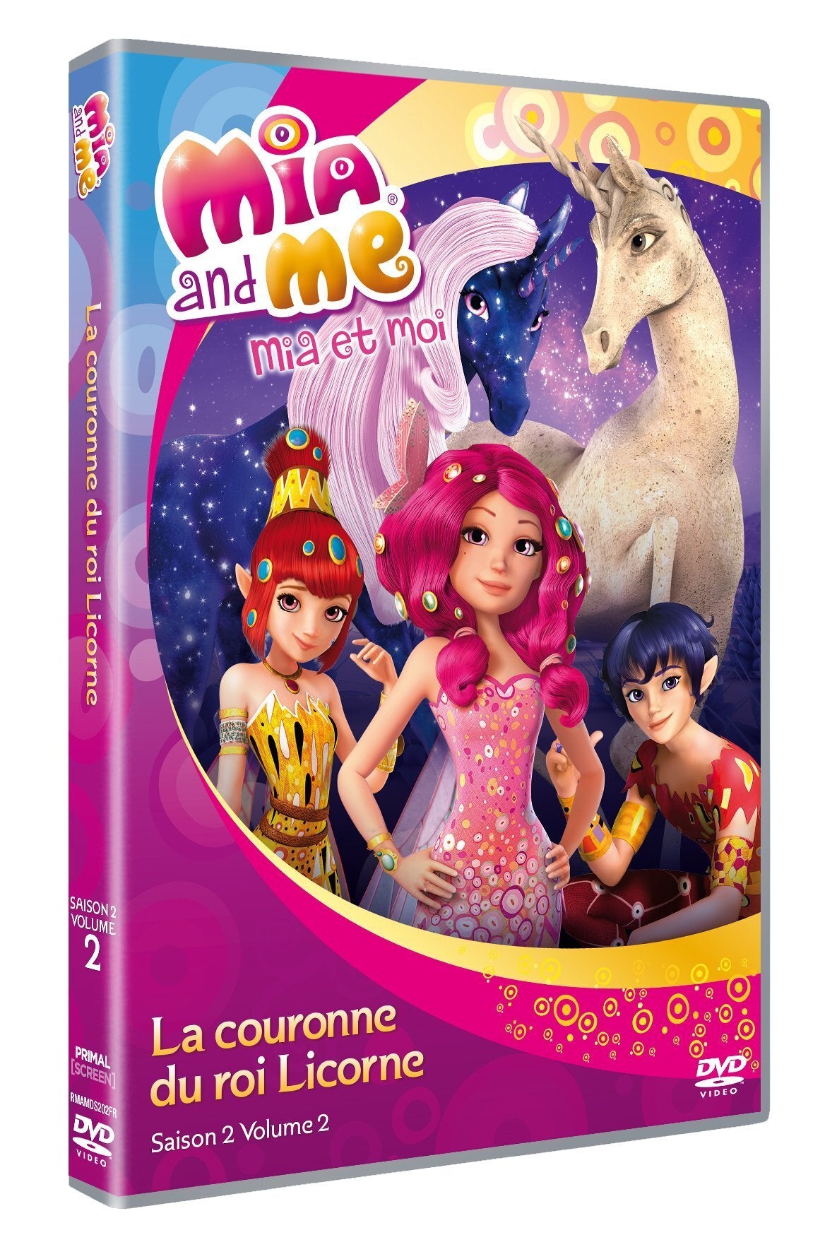 Livrenpoche : Mia & Me-Saison 2, Vol. 2 : La Couronne du Roi Licorne - Gerhard Hahn, Andrea De Sica, Luca Morsella, Larry Whitaker - DVD