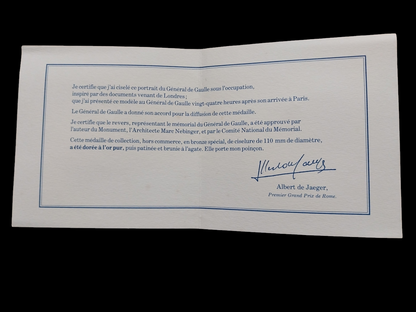 Livrenpoche : Médaille de bronze Général de Gaulle -  - Divers