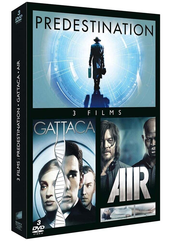 Livrenpoche : Coffret 3 Films : Predestination + Gattaca + Air - Andrew Niccol, Michael Spierig, Peter Spierig, Christian Cantamessa - DVD