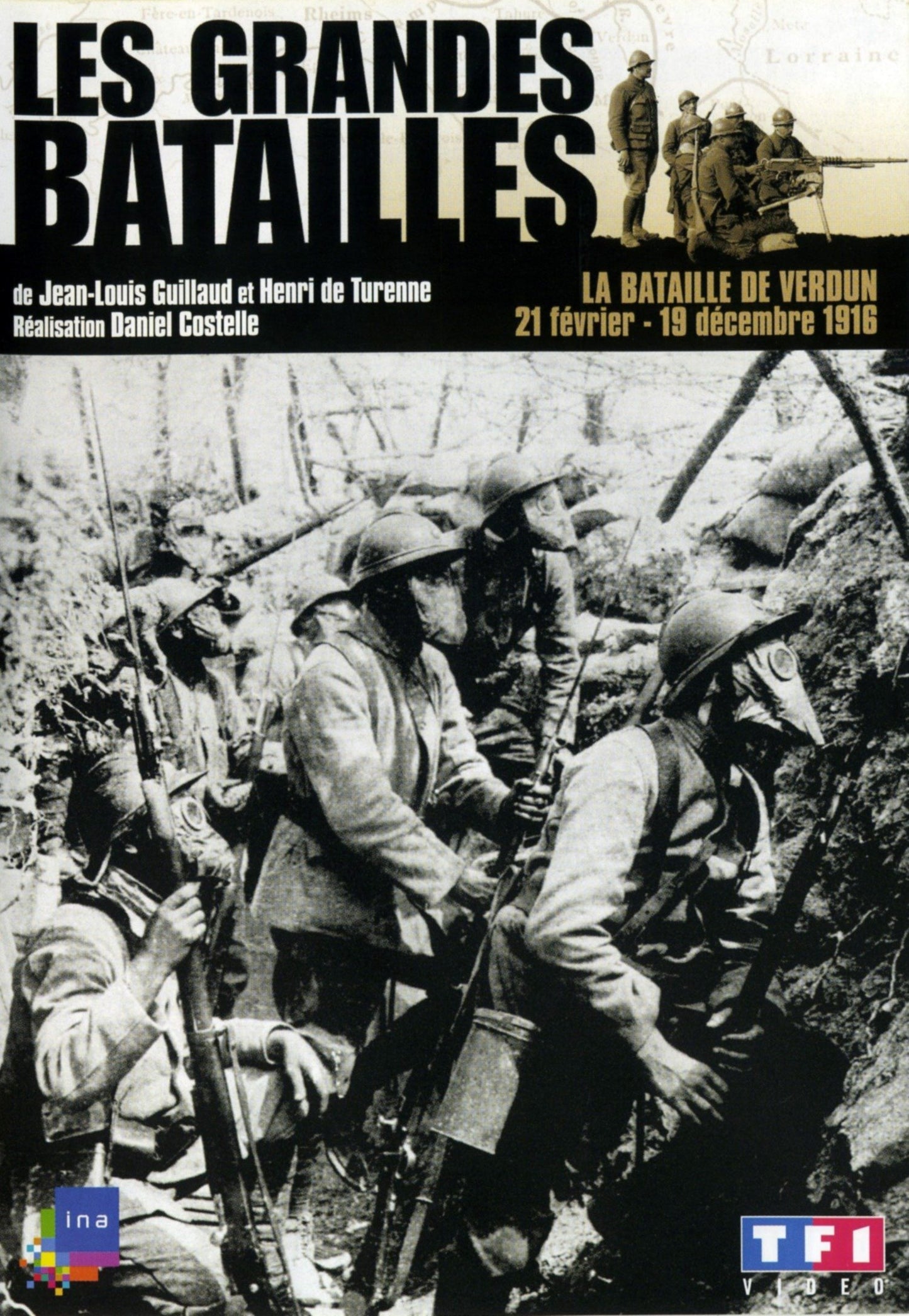 Livrenpoche : Les grandes batailles : La bataille de Verdun - Daniel Costelle - DVD