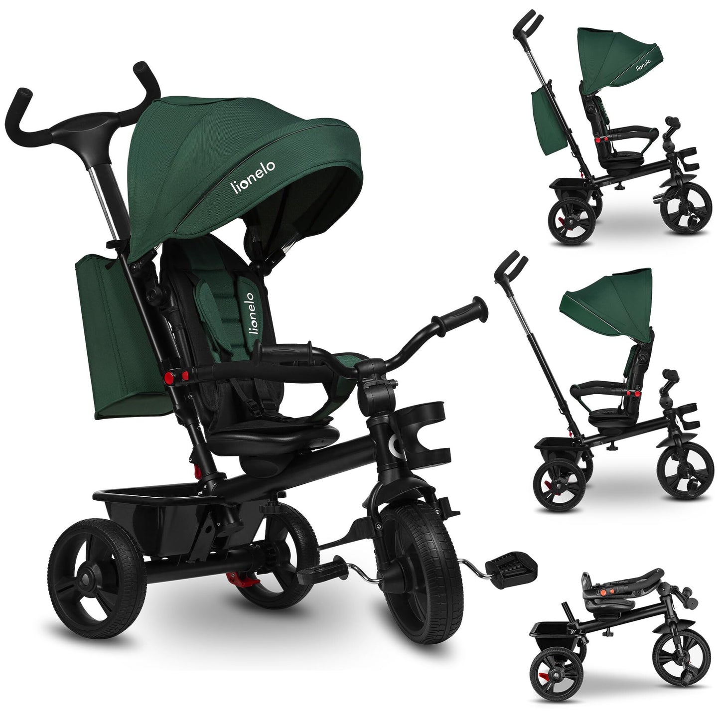 Livrenpoche : Tricycle Bébé Évolutif Jusqu'à 25 kg Lionelo Haari -  - Divers