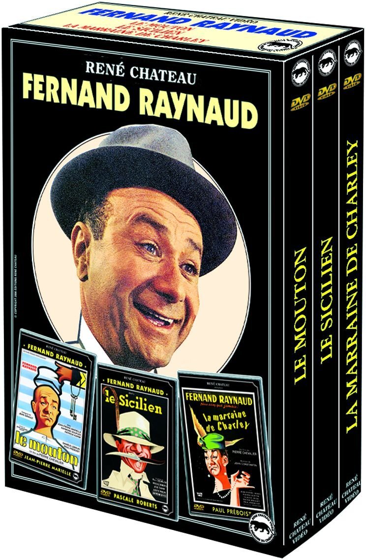 Livrenpoche : Coffret Fernand Raynaud 3DVD (Mouton, Le Sicilien, Marraine de Charley) - Chevalier, Pierre - DVD