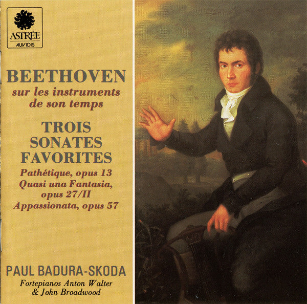 Livrenpoche : Beethoven* - Paul Badura-Skoda - Trois Sonates Favorites - Beethoven - CD