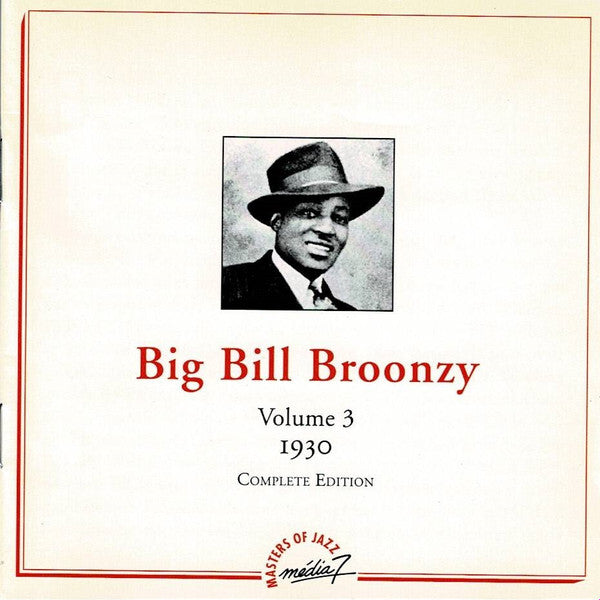 Livrenpoche : Big Bill Broonzy - Volume 3 - 1930 - Complete Edition - Big Bill Broonzy - CD