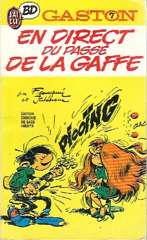 Gaston Tome VII : En direct du passé de Lagaffe - Franquin - Livre