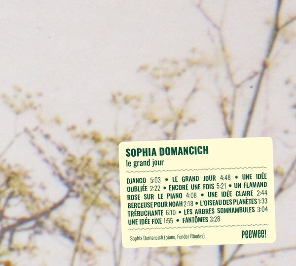 Livrenpoche : Sophia Domancich - Le Grand Jour - Sophia Domancich - CD