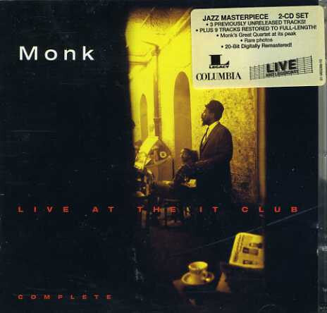 Livrenpoche : Monk* - Live At The It Club - Complete - Monk - CD