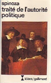 Traité de l'autorité politique - Baruch Spinoza -  Idées - Livre