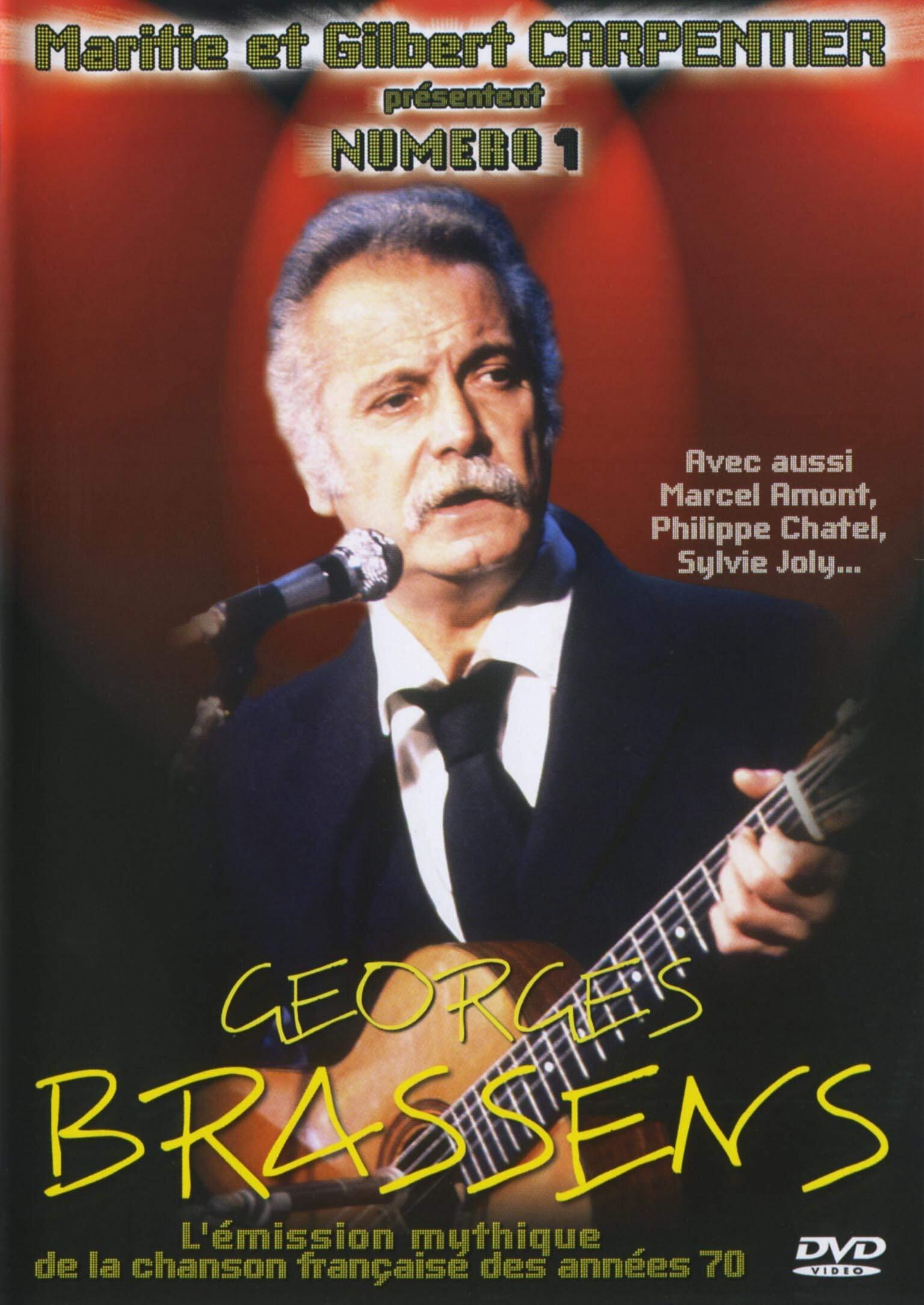 Livrenpoche : Numéro Un. Georges Brassens - Gilbert Carpentier, Maritie Carpentier - DVD