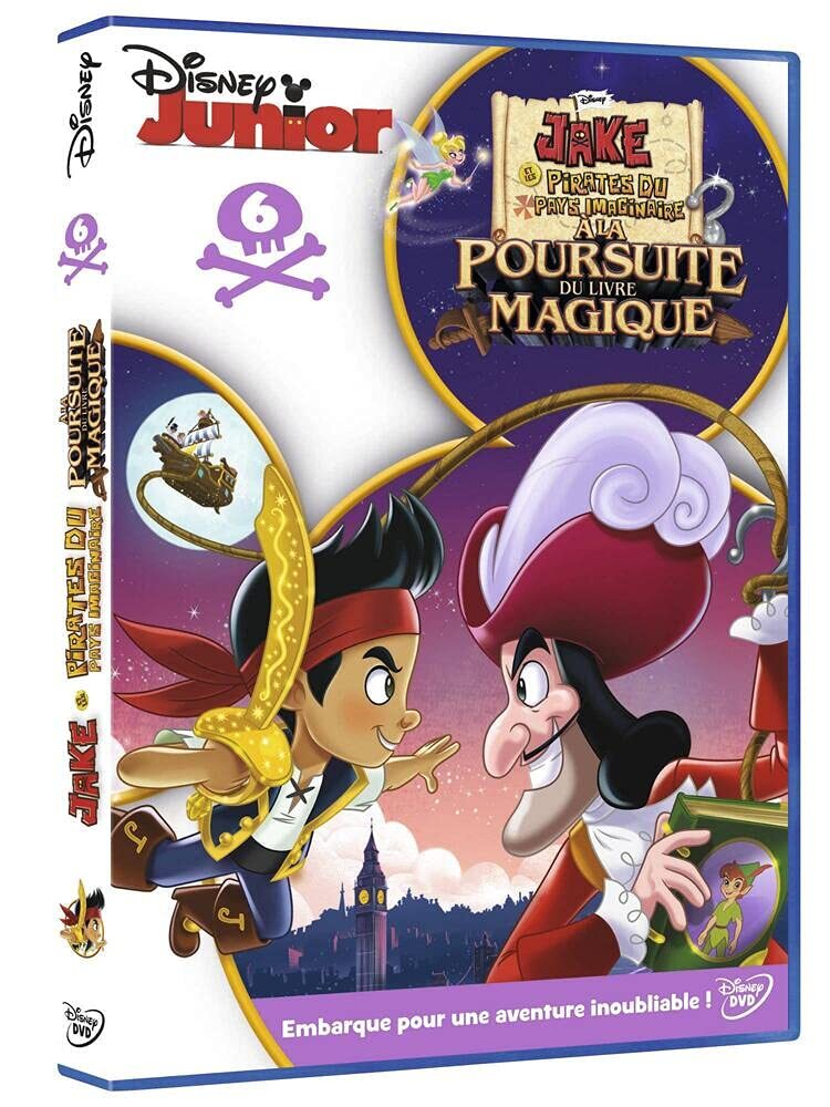 Livrenpoche : Jake et Les Pirates du Pays Imaginaire-6-À la Poursuite du Livre Magique - Howy Parkins, Mickey Corcoran - DVD