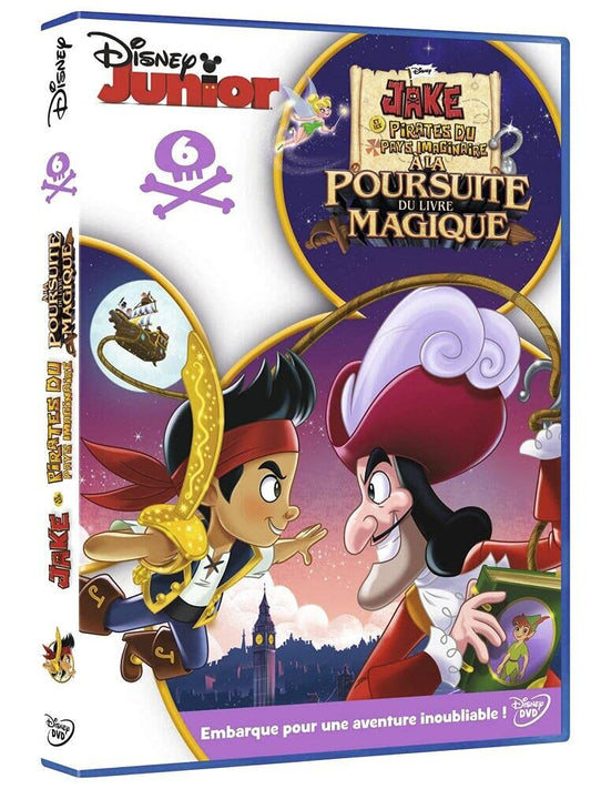 Livrenpoche : Jake et Les Pirates du Pays Imaginaire-6-À la Poursuite du Livre Magique - Howy Parkins, Mickey Corcoran - DVD