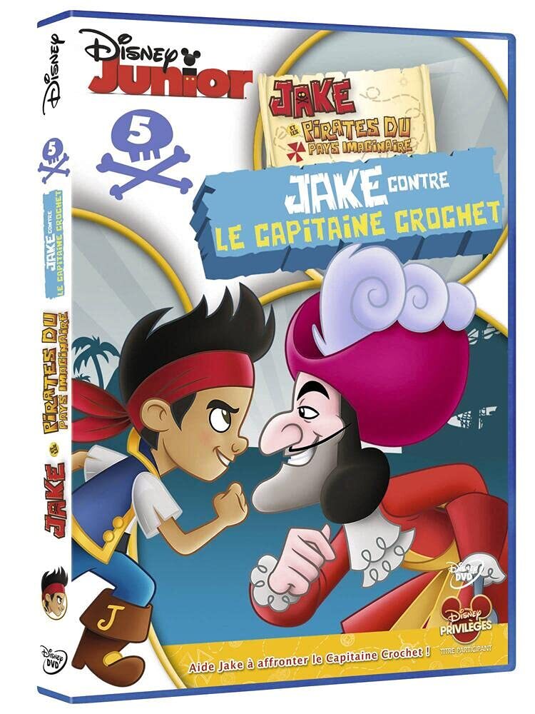 Livrenpoche : Jake et Les Pirates du Pays Imaginaire-5-Jake Contre Le Capitaine Crochet - Réalisateur Inconnu - DVD