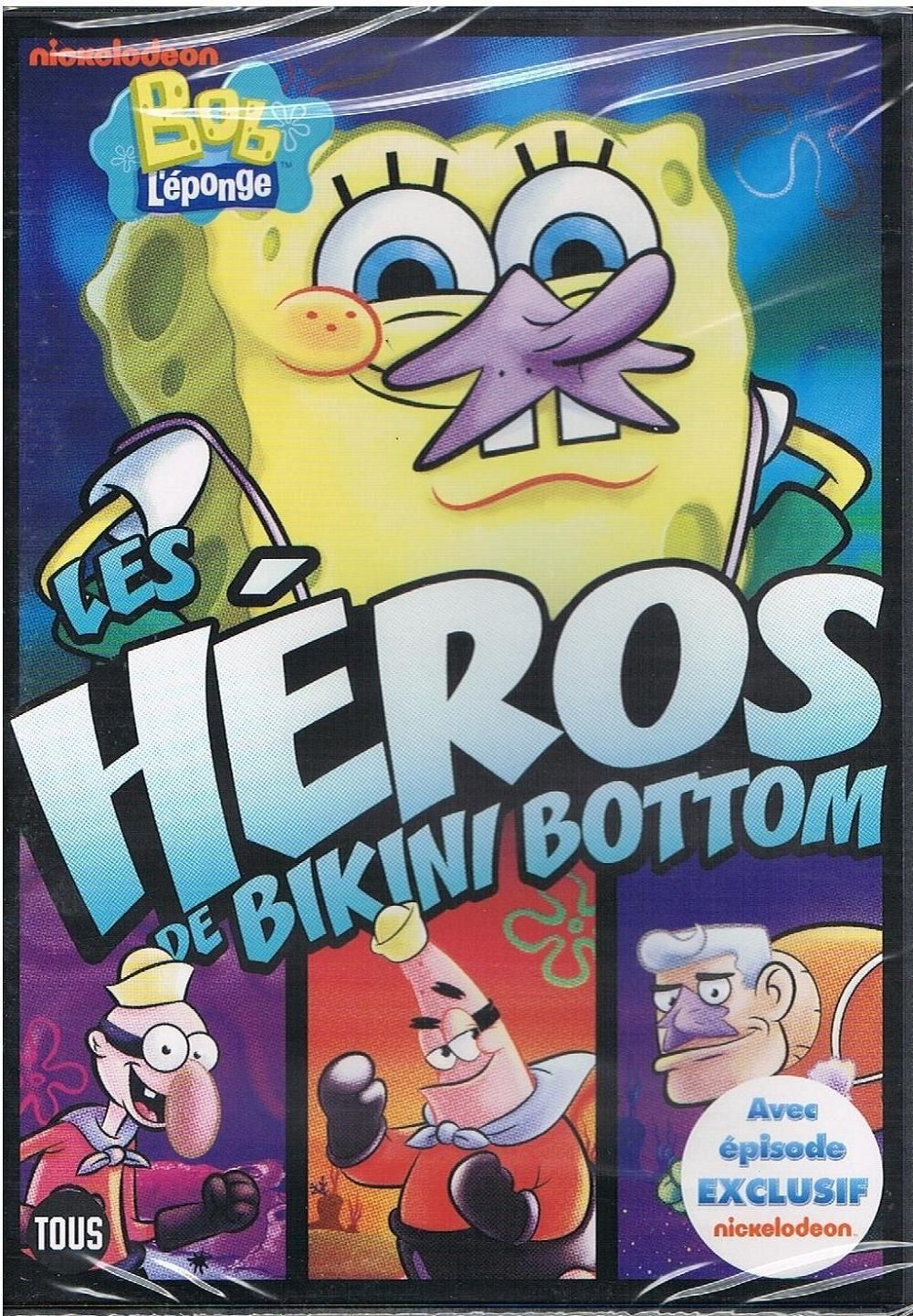 Livrenpoche : BOB L'ÉPONGE - Les Héros de Bikini Bottom - DVD - XXX - DVD