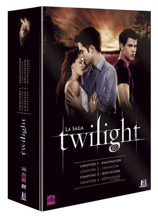 Livrenpoche : Twilight 1 : Fascination 2 : Tentation 3 : Hésitation + Chapitre 4 : Révélation, 1ère Partie (Édition Limitée) - Chris Weitz, Catherine Hardwicke, David Slade, Bill Condon - DVD