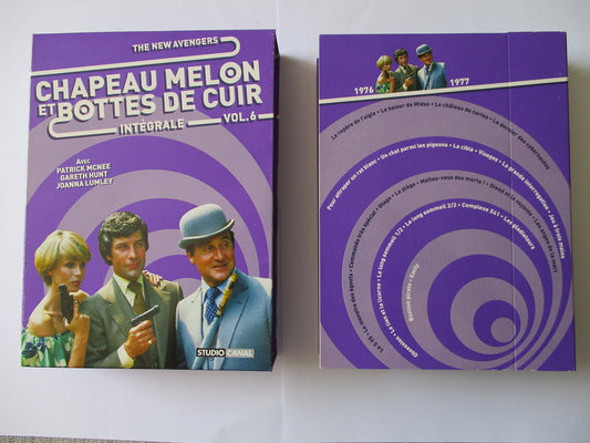 Livrenpoche : Chapeau Melon et Bottes de Cuir-Intégrale-Vol. 6 - Robert Fuest, Graeme Clifford, Desmond Davis, Ray Austin, Richard Gilbert, Don Thompson, Claude Fournier, Sydney Hayers, John Hough, James Hill, Sidney Hayers, Ernest Day, Marie Coulais - DVD