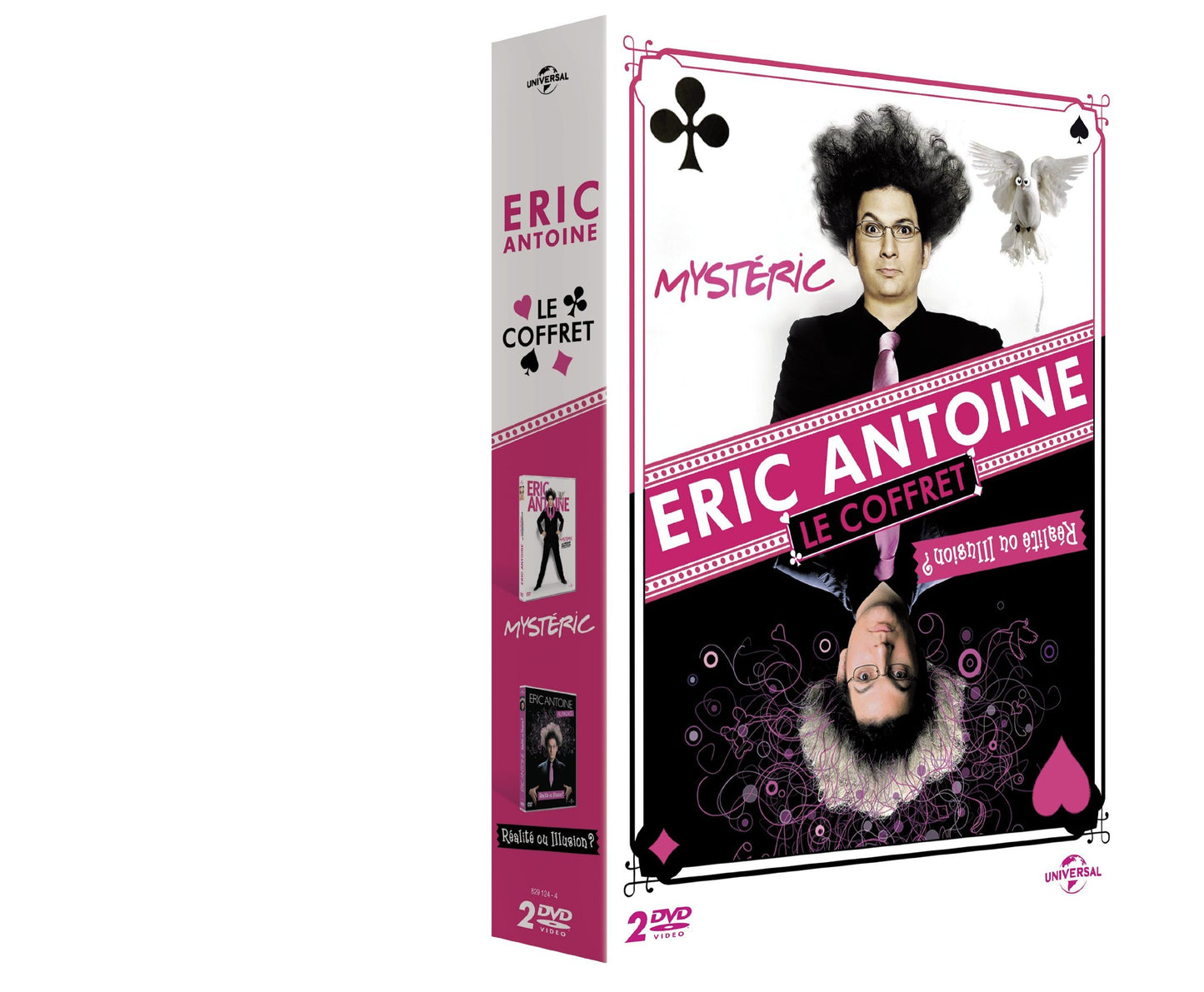 Livrenpoche : Coffret Éric Antoine - Réalité ou illusion ? + Mystéric - Manu Carriau - DVD