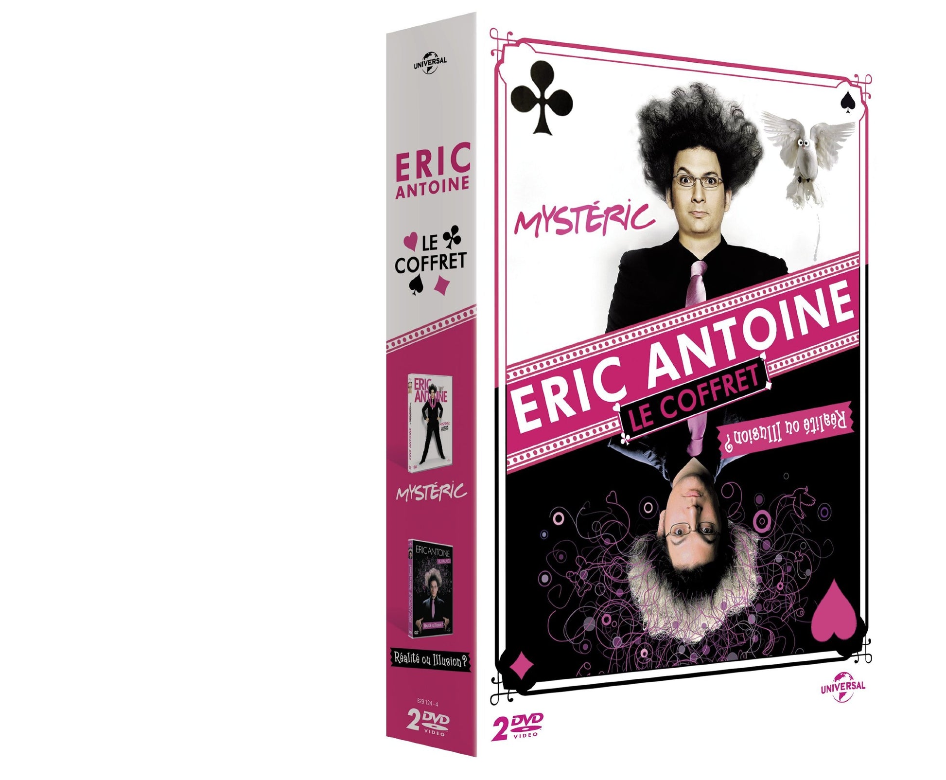 Livrenpoche : Coffret Éric Antoine - Réalité ou illusion ? + Mystéric - Manu Carriau - DVD