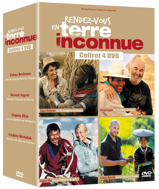 Livrenpoche : Rendez-vous en terre inconnue - Coffret 4 DVD - Zabou Breitman, Gérard Jugnot, Virginie Efira, Frédéric Michalak - Christian Gaume, Pierre Stine - DVD