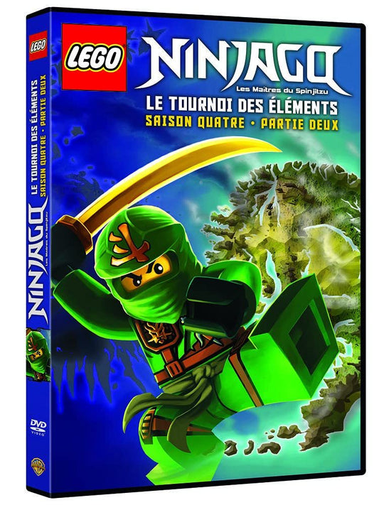 Livrenpoche : Lego Ninjago, Les maîtres du Spinjitzu-Saison 4-Le Tournoi des éléments-Partie 2 - Martin Skov, Trylle Vilstrup, Justin Joseph Murphy, Michael Helmuth Hansen, Peter Hausner - DVD